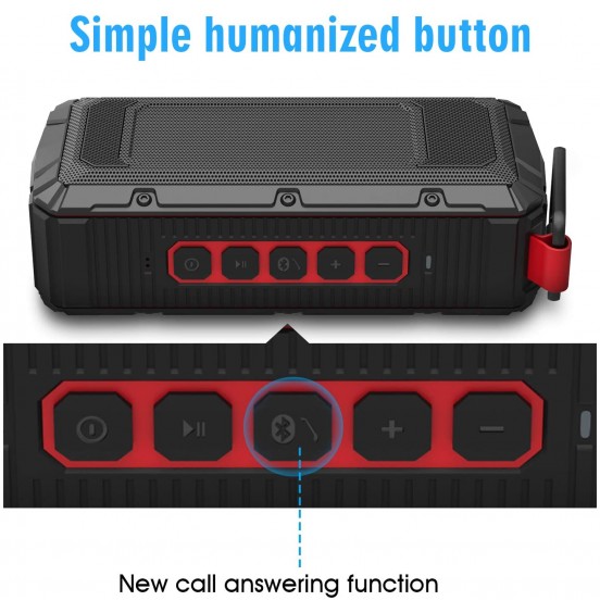 Pro Portable Magnetic Bluetooth Golf Speaker Wireless Waterproof IPX6/Shockproof - 3rd Generation Magnetic Golf Speakers for Golf Cart 20-Hour Playtime Golf Gifts (TWS &amp; SD Card Function)