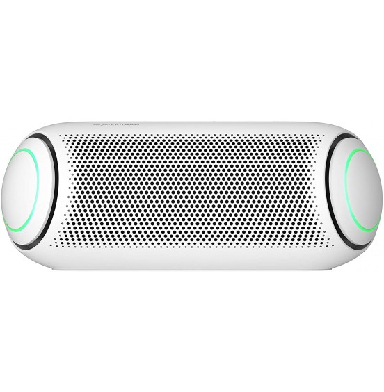 LG XBOOM Go Speaker PL5 Portable Wireless Bluetooth, Dual Action Bass, Sound by Meridian, Water-Resistant, Sound Boost EQ, 18 Hour Battery Life, LED Lighting - Black